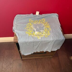 HUF Gray T-Shirt with Yellow Graphic